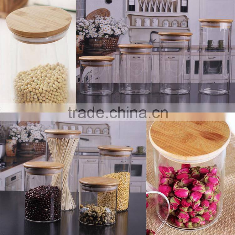 cheap glass honey jars wholesale glass food storage with food for glass storage container