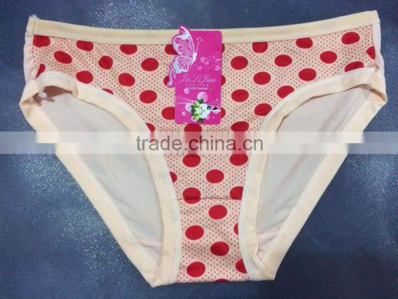 Cheap Price Poly Cotton Girl Briefs