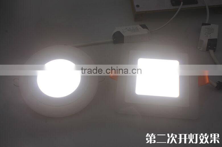 high quality double color 6+3w LED panel light EPIATSR chip