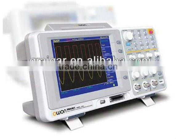 OWON Portable Digital Storage Oscilloscope PDS6062S 60HMz 250MS/s with FFT