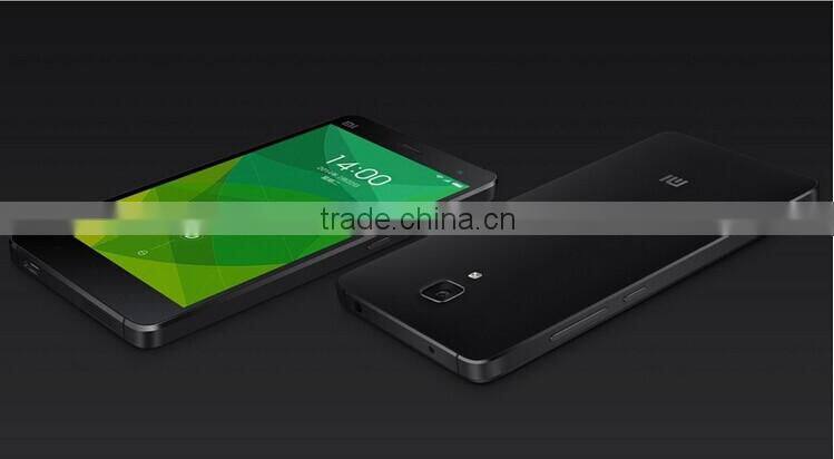 xiaomi mi4 android phone with Android OS 4.4.2 Quad Core 2.5GHz IPS screen supporting2G+3G+4G battery 3000mAh touchscreen phone