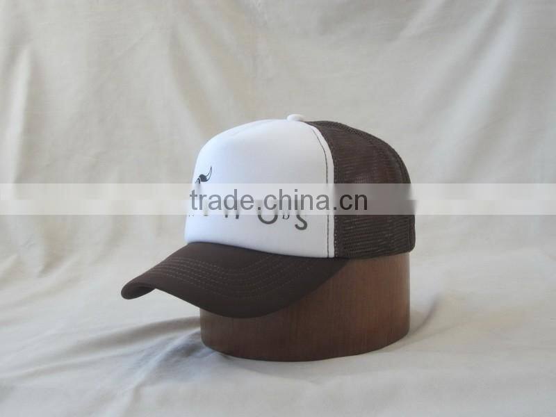 Cheap 5 Panel mesh cap with printed LOGO