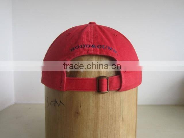 Red Cotton Baseball Caps