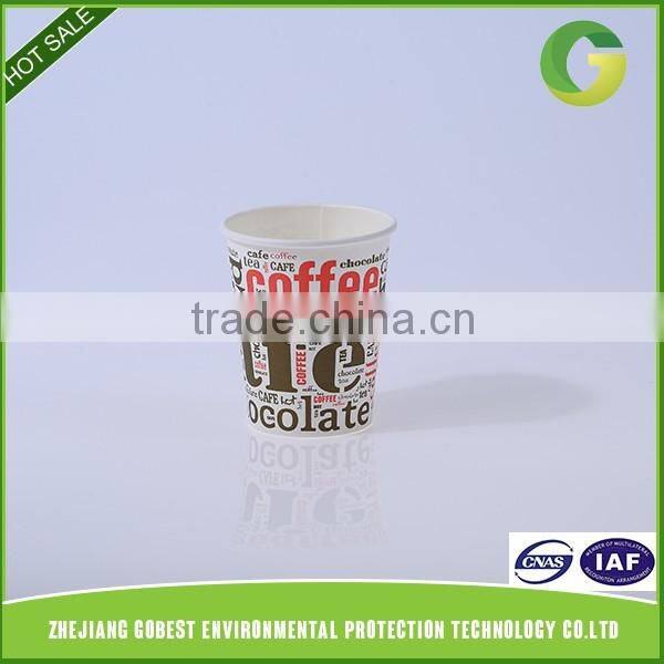 GoBest Quality paper cups single wall customized coffee cups biodegradable paper cup
