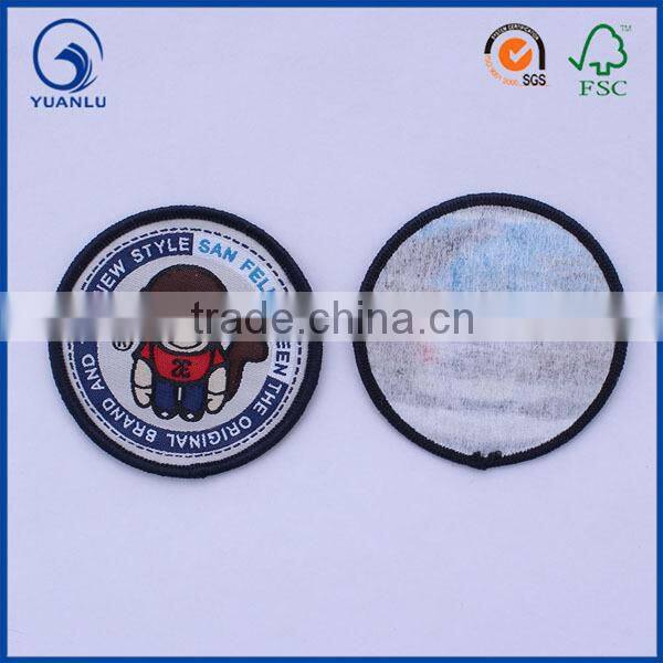 2015 custom embroidery clothing name brand patch