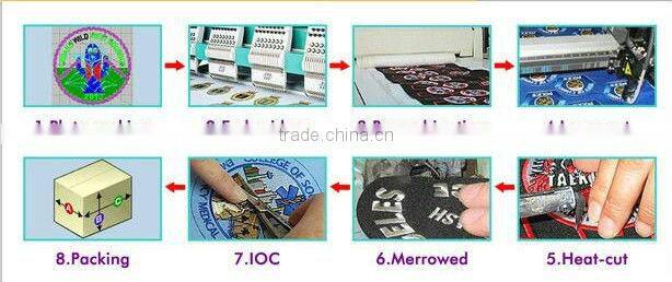 2013 newly design sew-on embroidery patch/badge