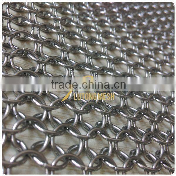 Decorative metal ring mesh curtain for Interior project