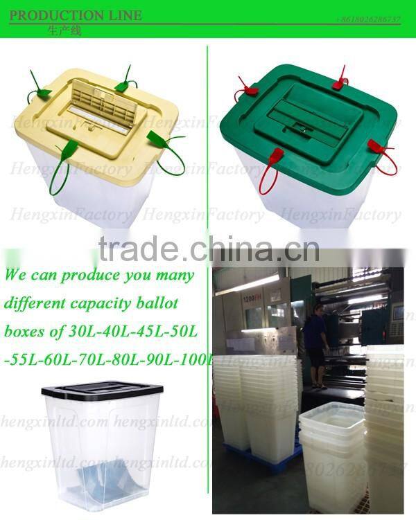 Plastic Ballot Box/White Ballot Box
