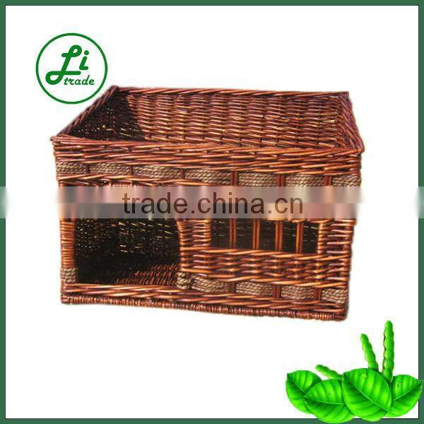 popular double decker wicker cat cage