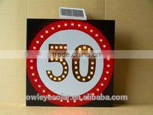 Road marking traffic signs,solar led traffic speed limit sign