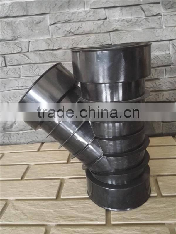 high quality professional design drainage PE injection corrugated pipe fitting tee mould