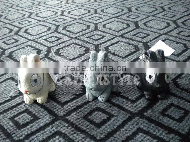 outdoor led garden lights Owl Accent shape, small Statuary cheap solar lights, resin construction bright eye small solar lights