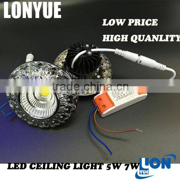 2015 led lamp new design led ceiling light 5W 7W factory direct