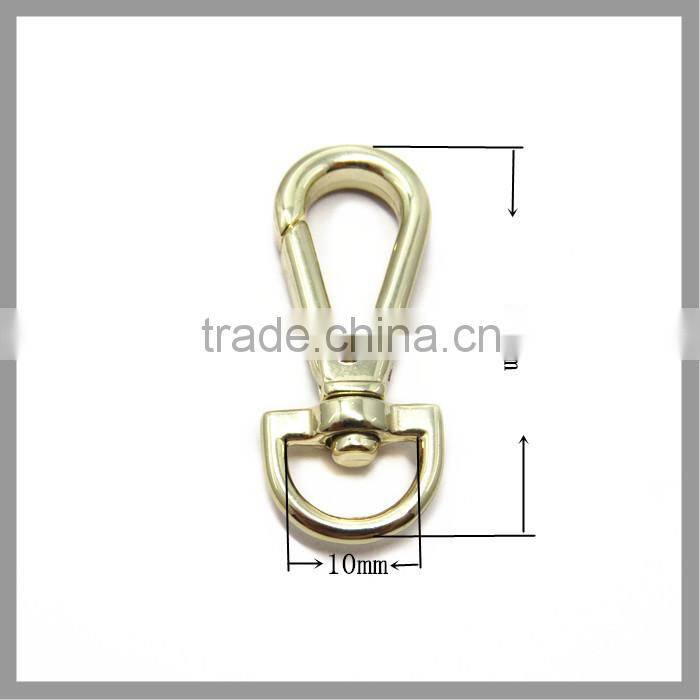 Gold Spring Clasp Snap Swivel Hook Dog Hook