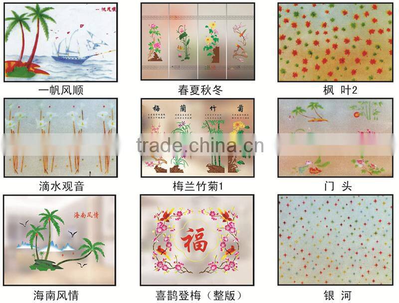 toughened shower door glass