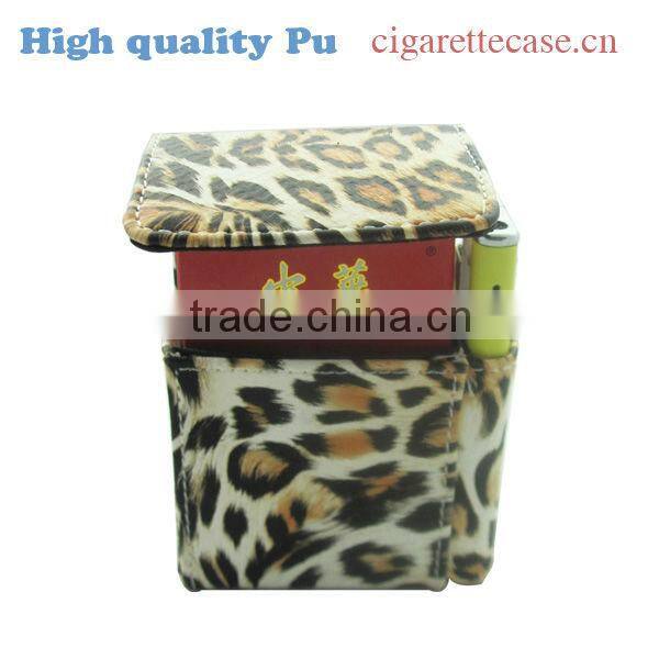 sunny pu leather cigarette case cigarette holder leather pouch for cigarette pack