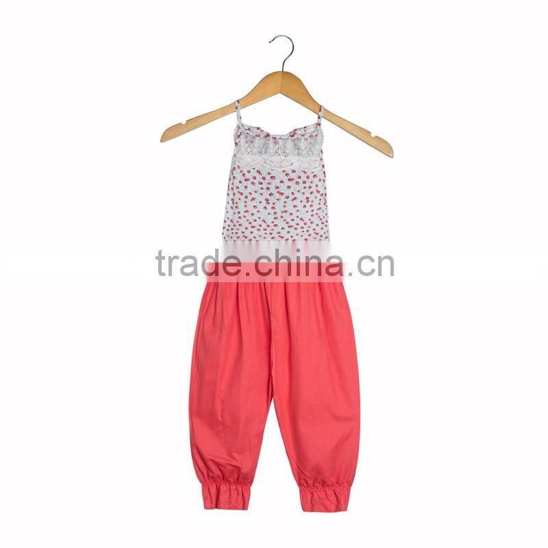 Wholesale 2016 New Fashion Baby Girls Lace Jumpsuit For Kids