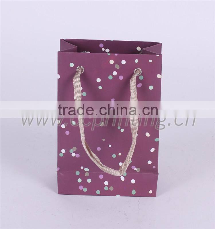 2016 New Luxury Shopping Paper Bag for Cloth