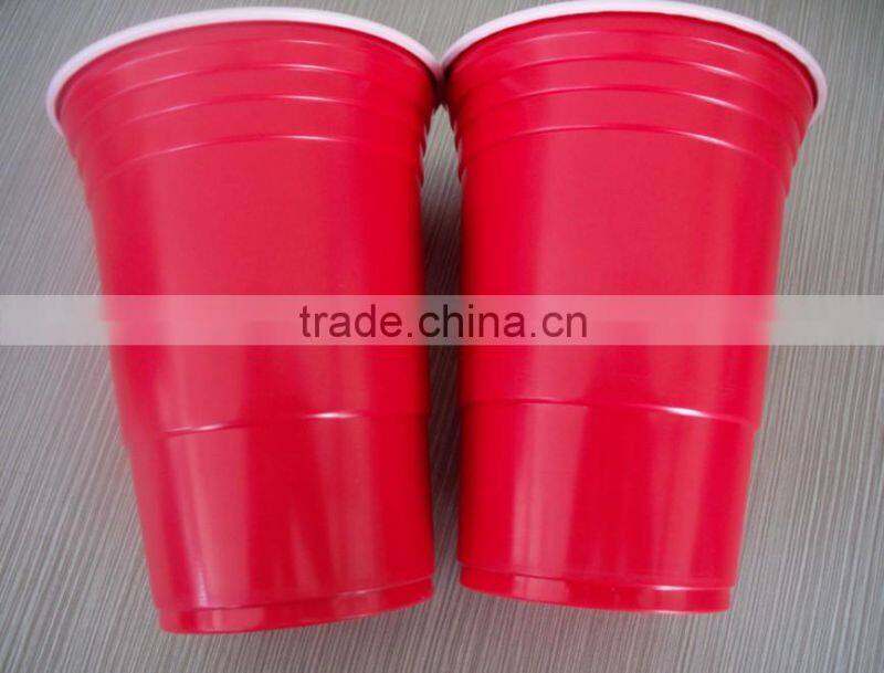 16oz cheap disposable plastic cups red plastic beer cups