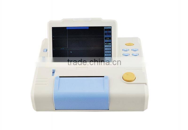 CE Approved Medical Device Portable 7 inch Color Screen Fetal/Baby Fetal Monitor RFM-300B-Shelly
