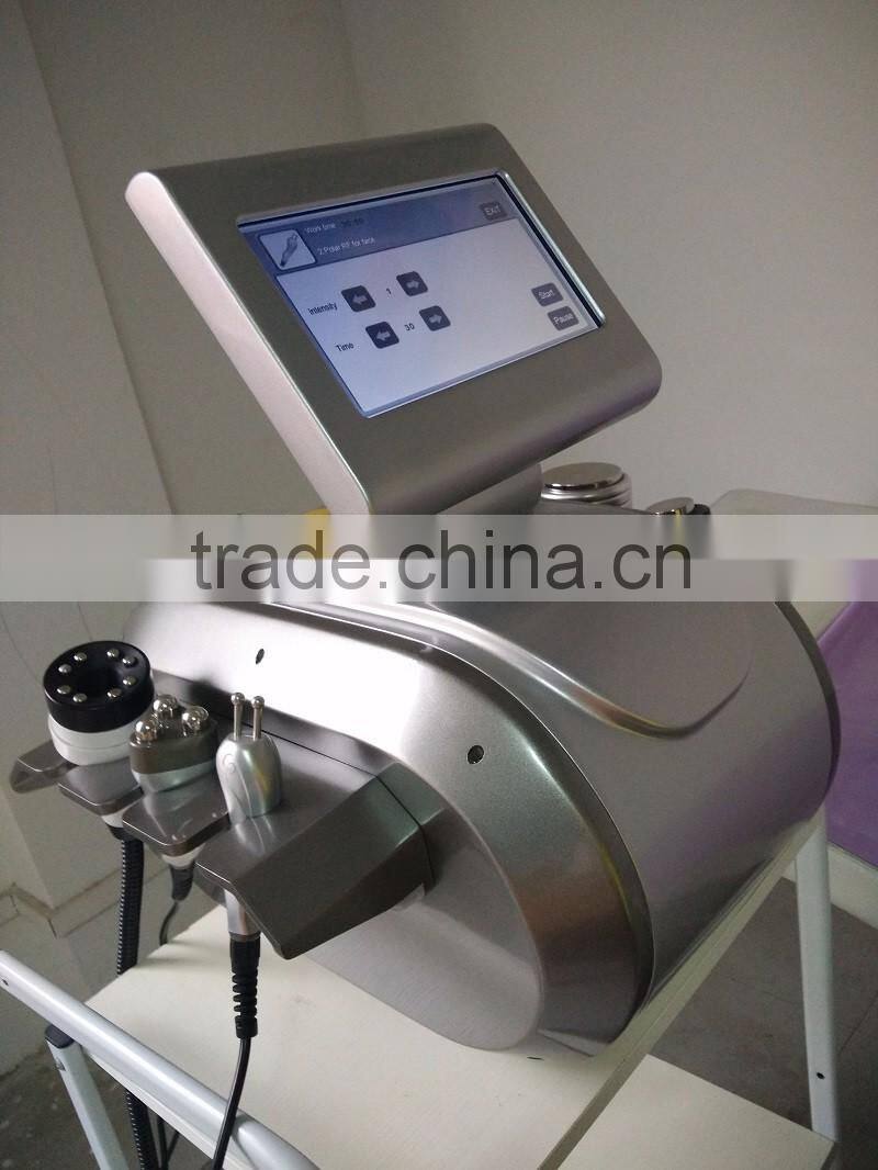 RU+5 Fat explosion Miltipolar RF Radio Frequency Ultrasonic Vacuum Cavi Lipo Machine cavitation vacuum