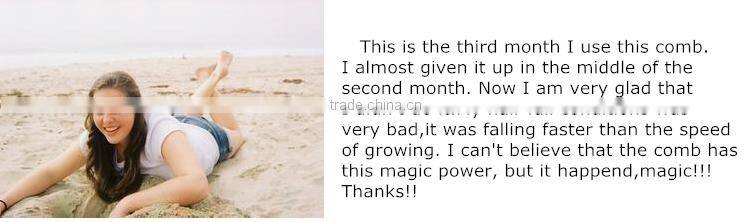 Baldness cure ionic type hair care products scalp massage comb