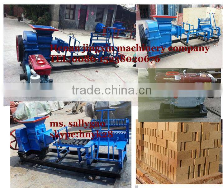 diesel engineer clay brick making machine