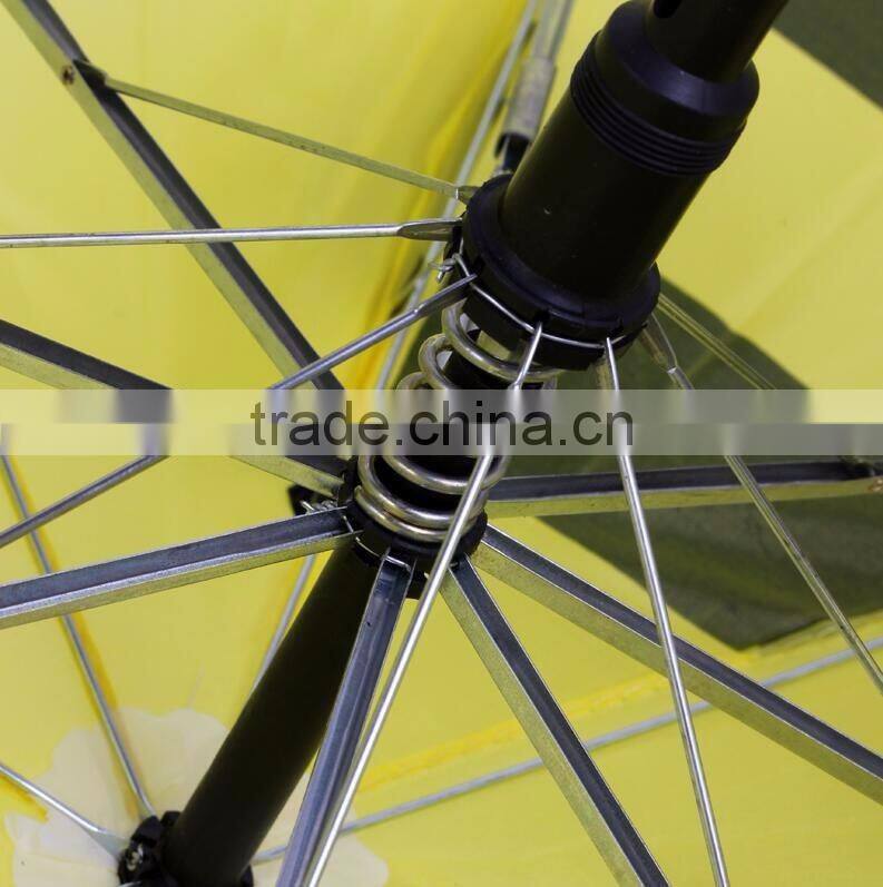 Wholesale long handle polyester waterproof cartoon gift Kids animal umbrella bee frog bear