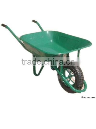 wheel barrow WB6400 for building implement ,High quality green color wheel barrow 130kg for sale