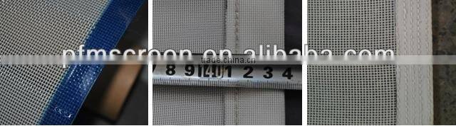 Polyester linear screen, plain woven belt