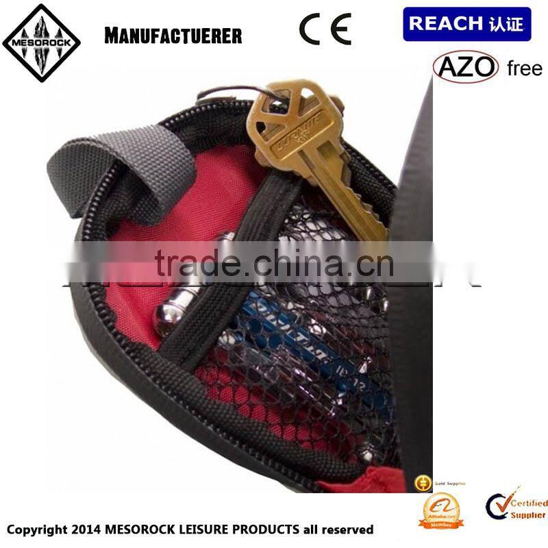 Small seat bag suitable for a road bike with extra gear or a mountain bike carrying the basics