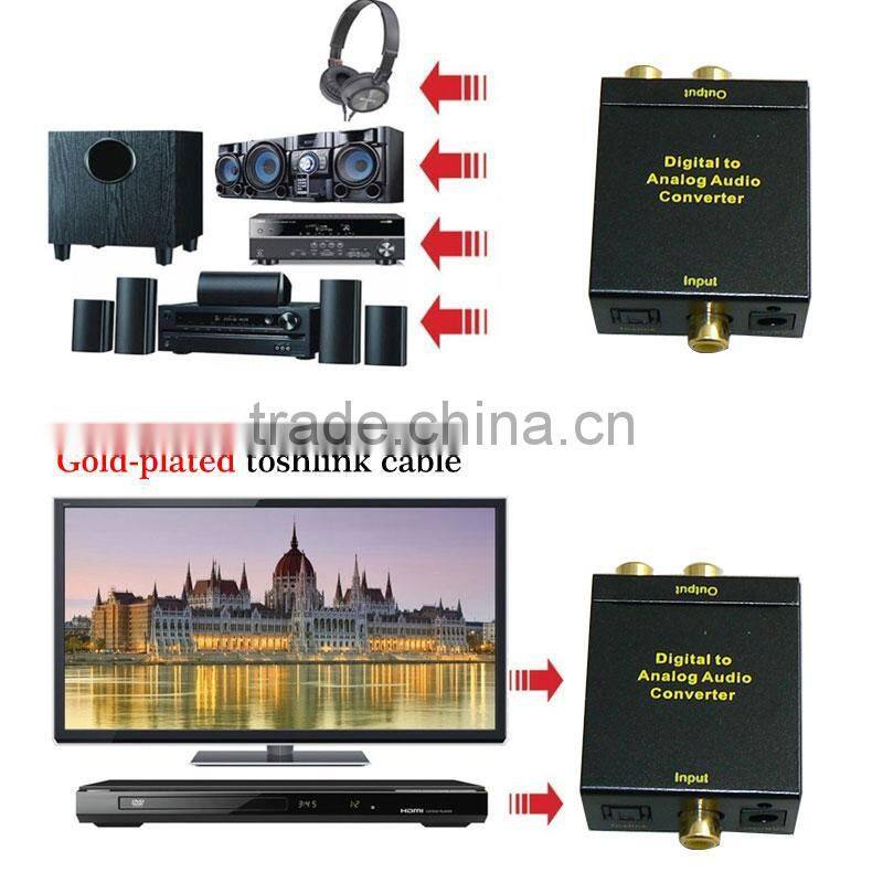 Digital audio to analog audio converter