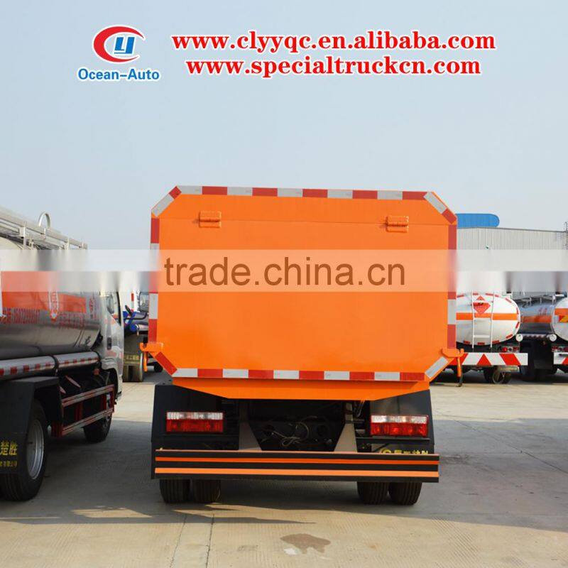 Euro 4 new condition Hydraulic Lifter Garbage truck with 5cbm capacity