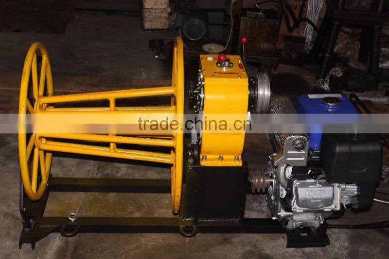 New YAMAHA engine cable powered winch for taking up rope