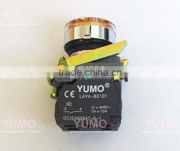 LAY4 NO NC 130V 220-240v Direct bulb supplierd neon LED BA9S yellow push button switch push button foot switch
