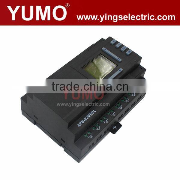APB-22MRDL DC12V-24V 14 points digital input 8 points relay output PLC supplier plc control panel