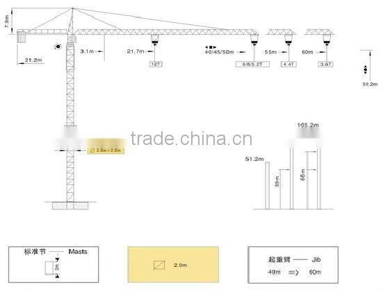 TC6036 tower crane