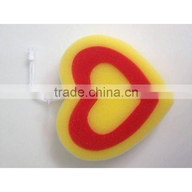 soft cellulose letter shaped bath sponge