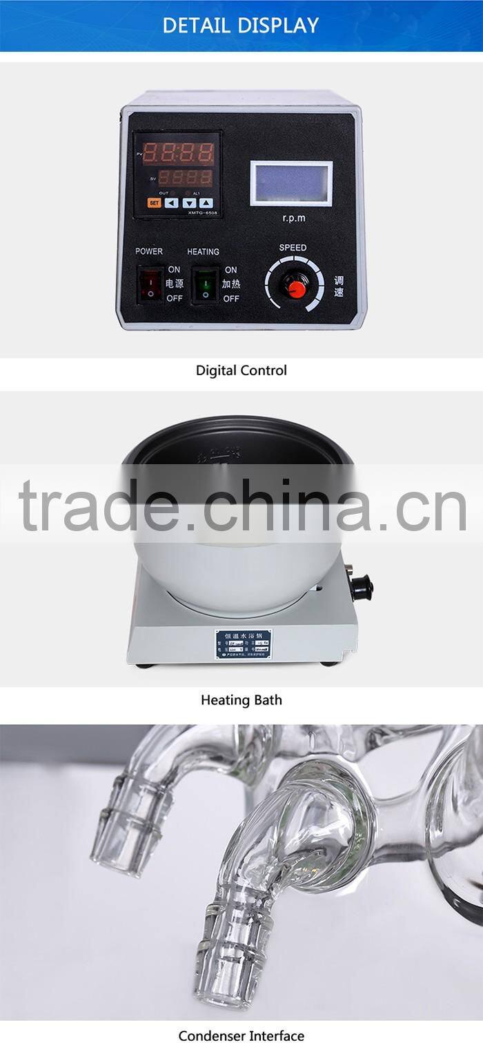 Labrotary Glass Water Distillation Apparatus Rotary Evaporator