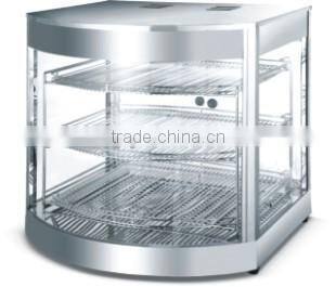 New Style Hot Food Display Warmer, Glass hot food warmerZQW-350A