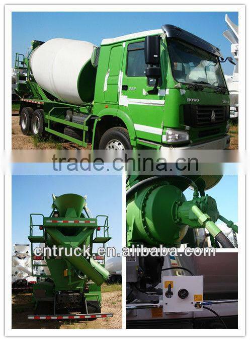 howo9 cubic meters New Condition concrete mixer truck