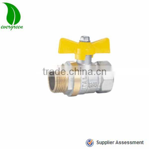 cw617n Brass Ball Valves with Aluminium butterfly handle