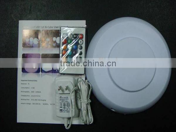 led square flower pot for garden decoration lighted up planter