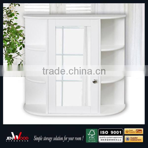 3 culumn design with door and shelves MDF bathroom storage units