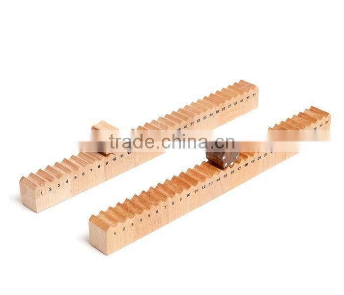 New Design Solid Wooden Permanent Calendar for Home Decoration Tableware