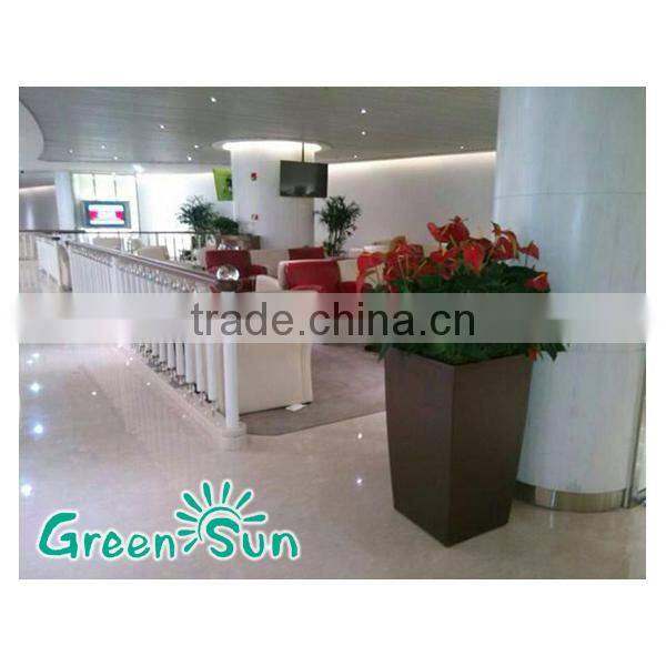 plastic flower pot garden pots self watering planter