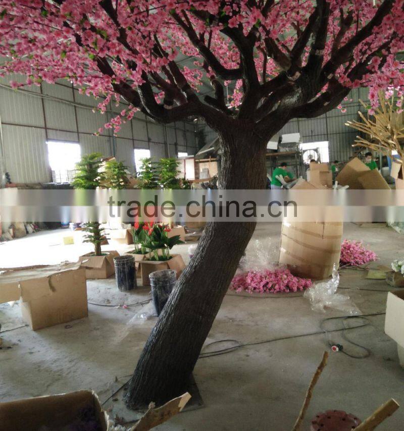new products artificial huge peach blossom tree for decoration