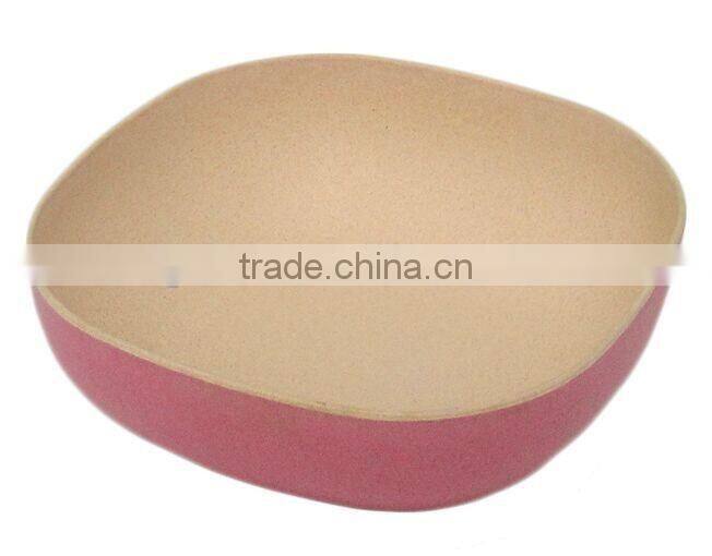 bamboo fiber bio and eco small round bowl