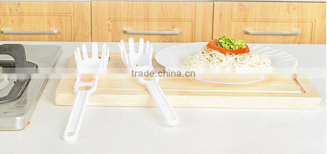Wholesale Stock White Platic Sawtooth Noodle Ladle