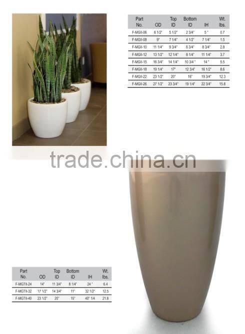 fiberglass flower pot balcony flower pot